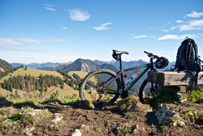 leichte mtb tour tegernsee